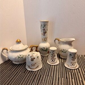 6 pc set of Lefton China 50th Anniversary
